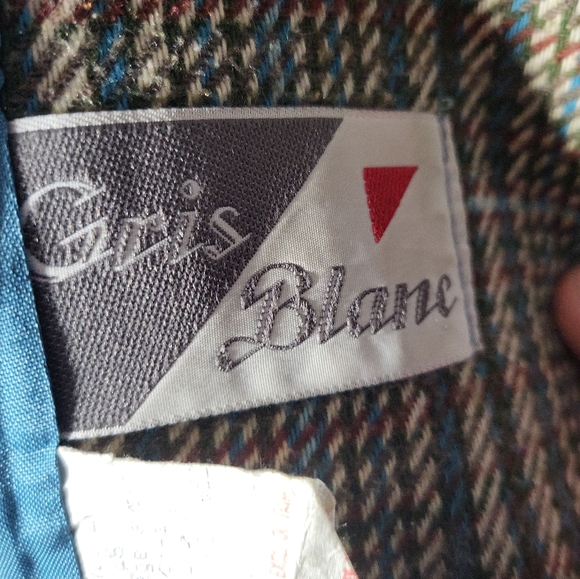 Gris Blanc Woman Blazer Size 11  Canada Made - Picture 4 of 6